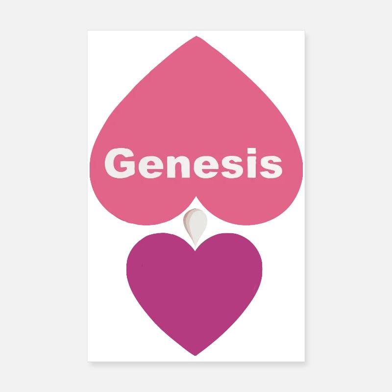 Conception du cœur Poster 20 x 30 cm