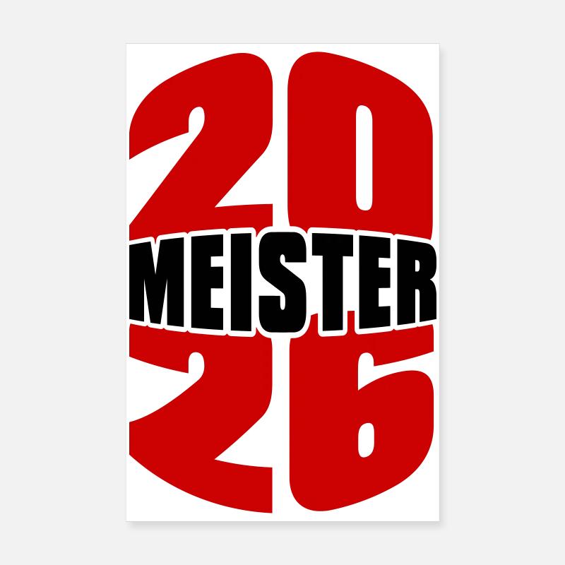 Champion 2026 Championship Poster 20 x 30 cm