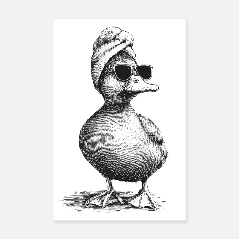 Après Rubber Duck Poster 20 x 30 cm
