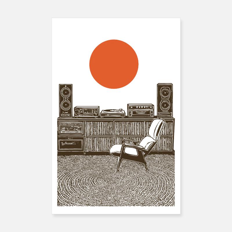 Plaisir audio Poster 20 x 30 cm