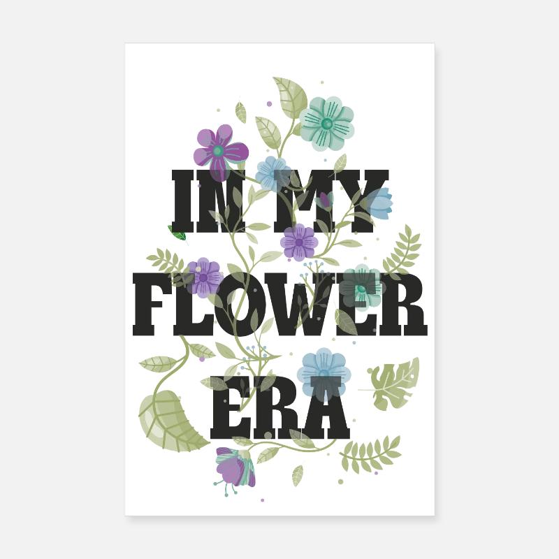 Florale Pfade der Blüten Poster 20x30 cm