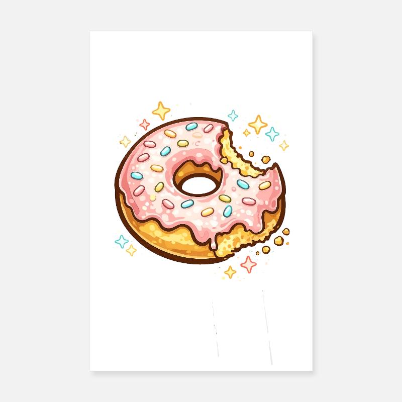 Donut Sparkle Spurkles Poster 20 x 30 cm