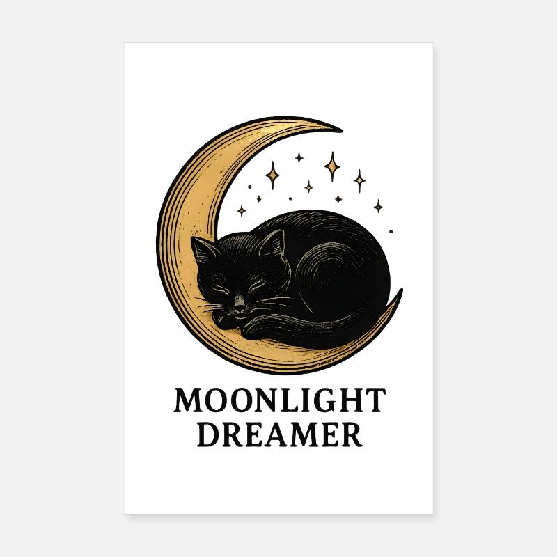 Moonlight Dreamer Poster 8" x 12" (20x30 cm)
