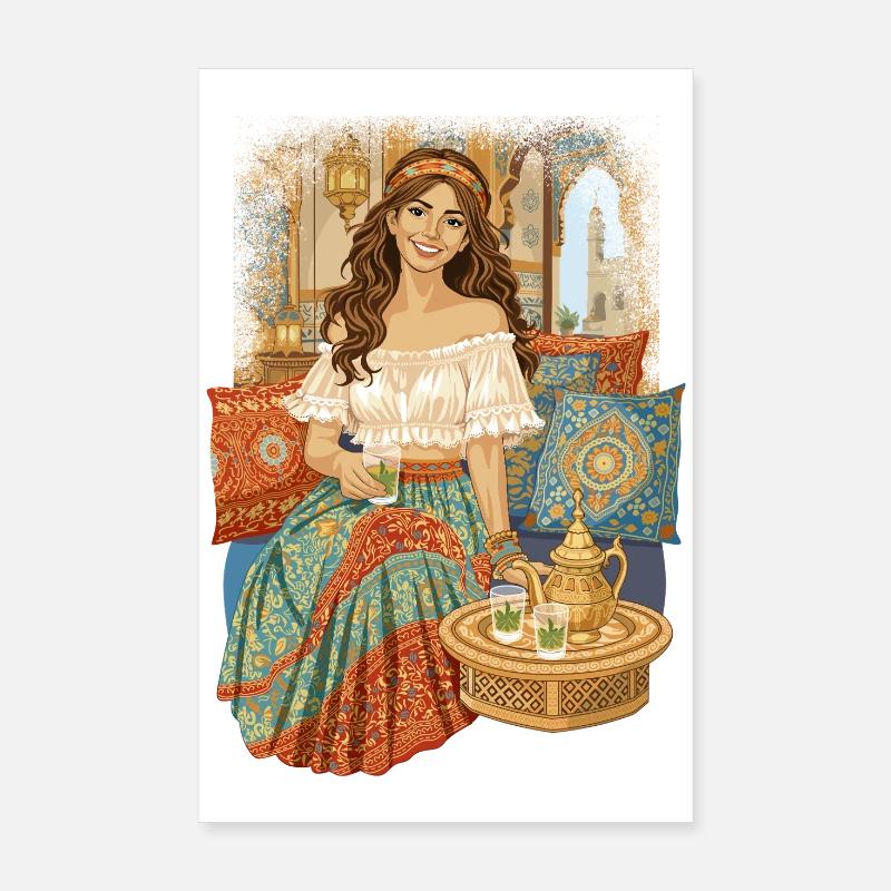 Marrakesch Poster 20x30 cm