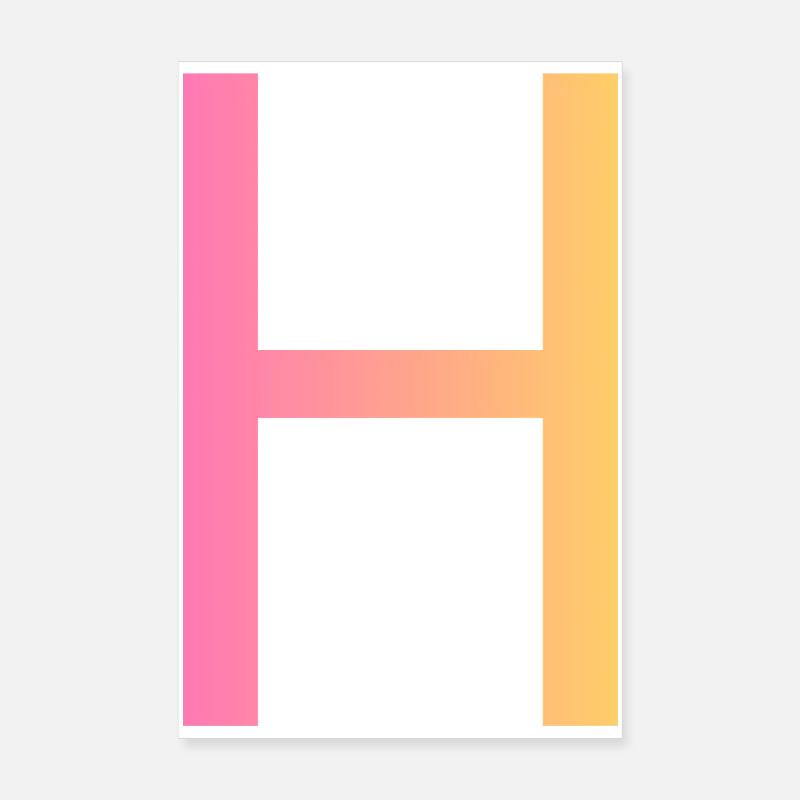 h Poster 20 x 30 cm