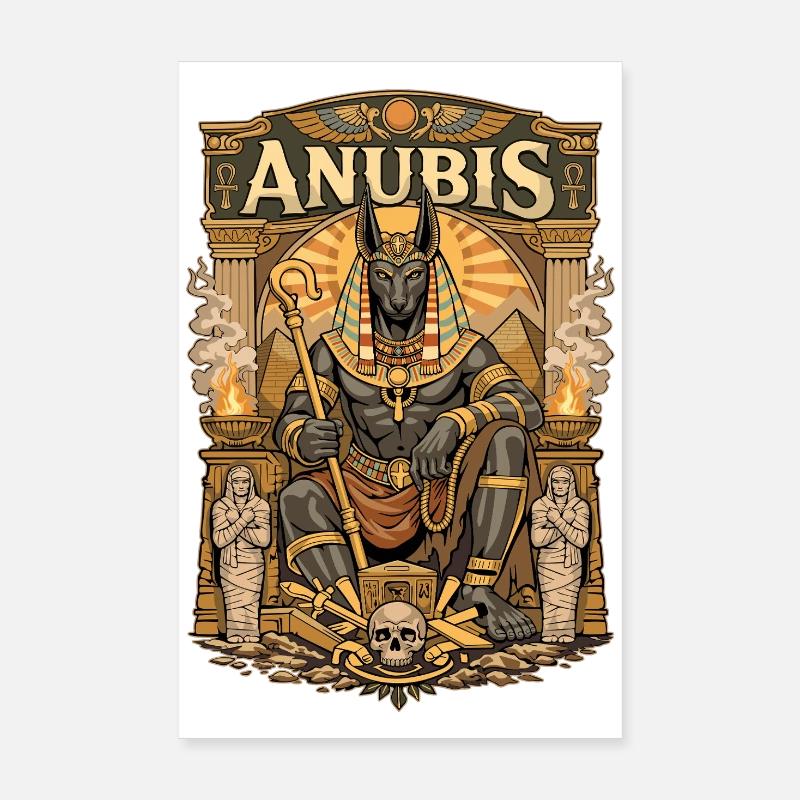 Thron von Anubis Poster 20x30 cm