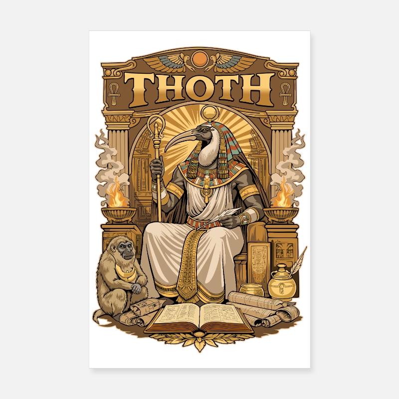 Thron von THOTH Poster 20x30 cm