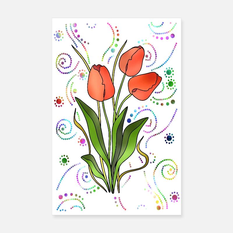 Fleur Poster 20 x 30 cm