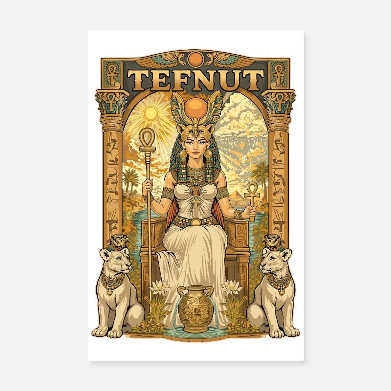 TEFNUT-Thron Poster 20x30 cm