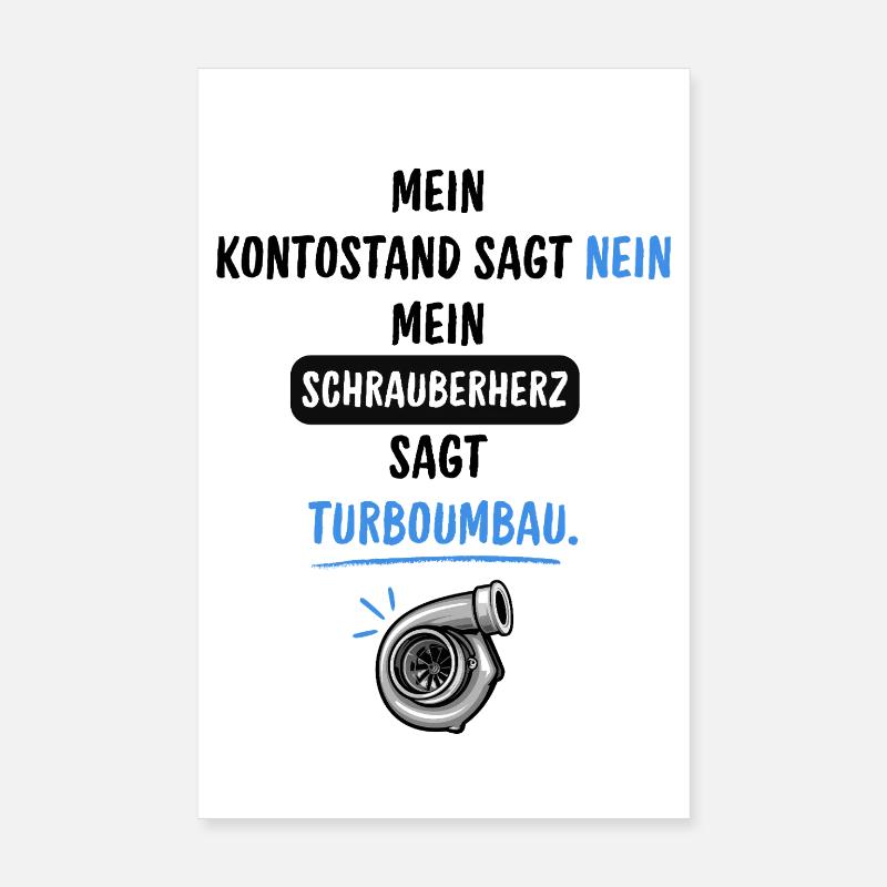 Schrauberherz  Poster 20x30 cm