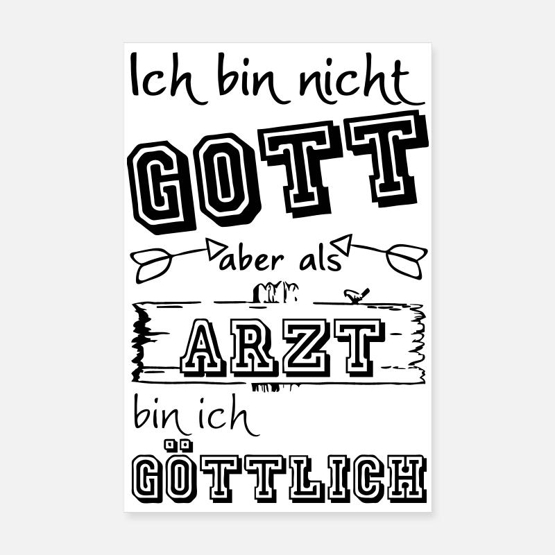 Göttlicher Arzt Geschenk Poster 20x30 cm