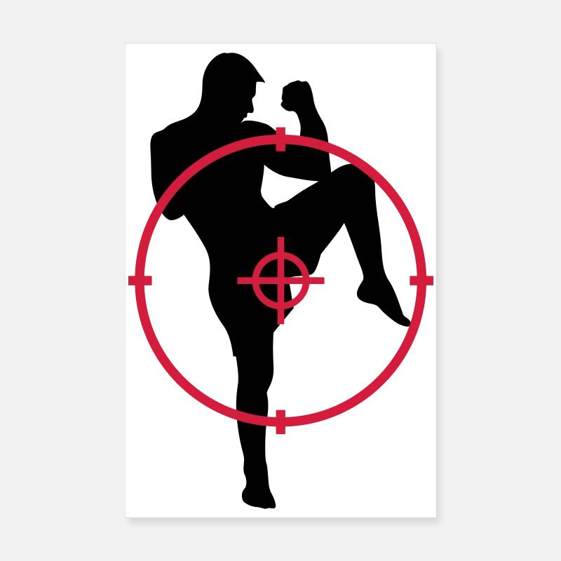 Kickboxing / Kickboxer / Kick Boxing / Kick Boxer Poster 8" x 12" (20x30 cm)