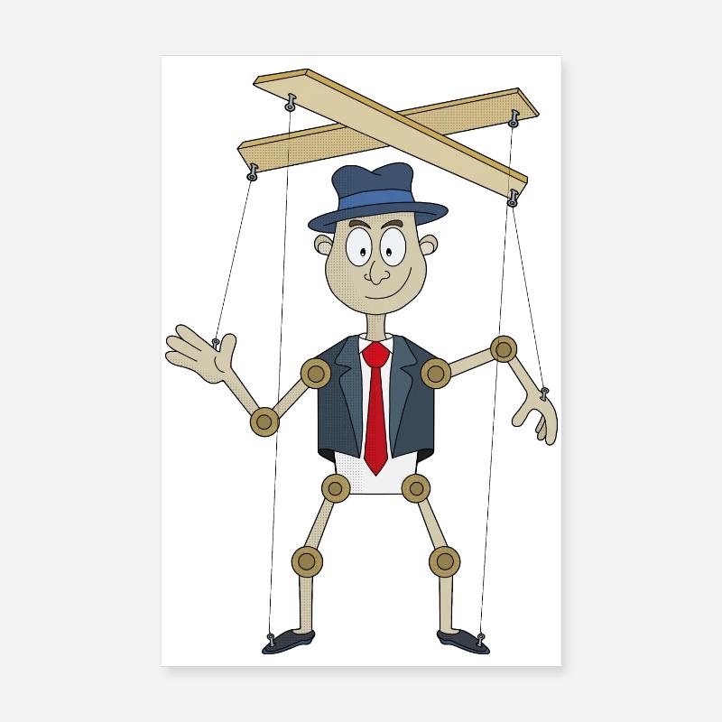 A fun puppet Poster 8" x 12" (20x30 cm)