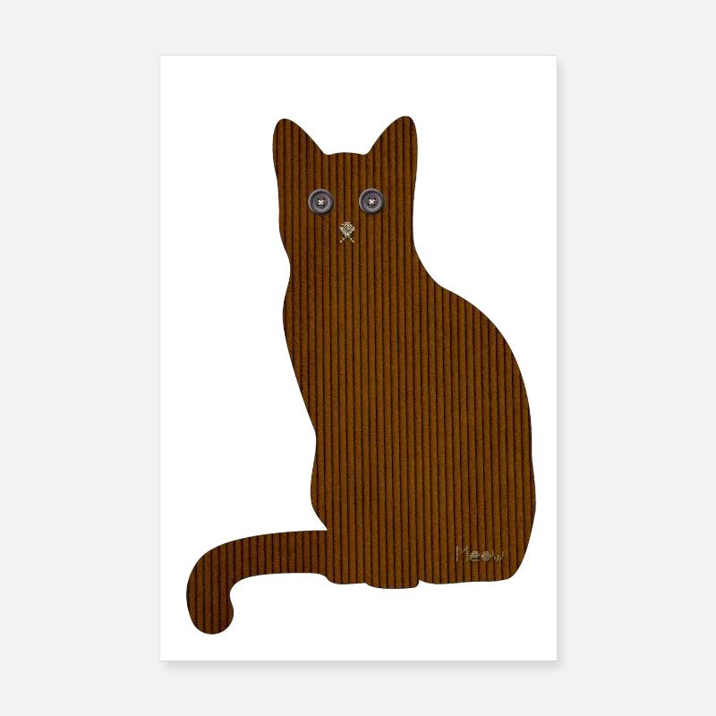 Cat Meow Poster 8" x 12" (20x30 cm)
