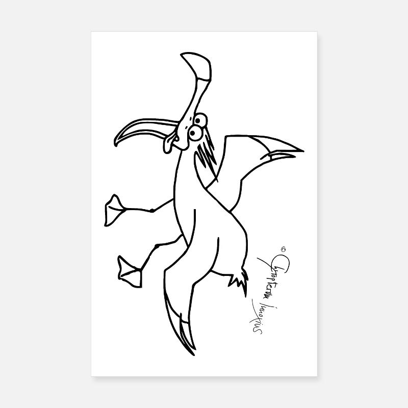 Screechgull © Chyropterum Innoxius - Poster 8" x 12" (20x30 cm) - white