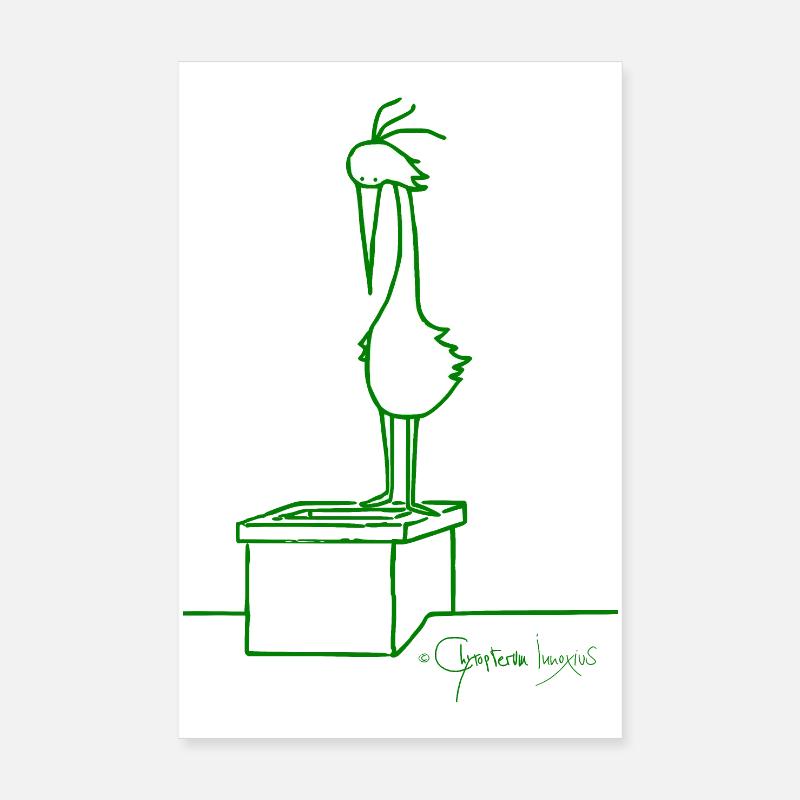 Roofbird © Chyropterum Innoxius Poster 8" x 12" (20x30 cm)