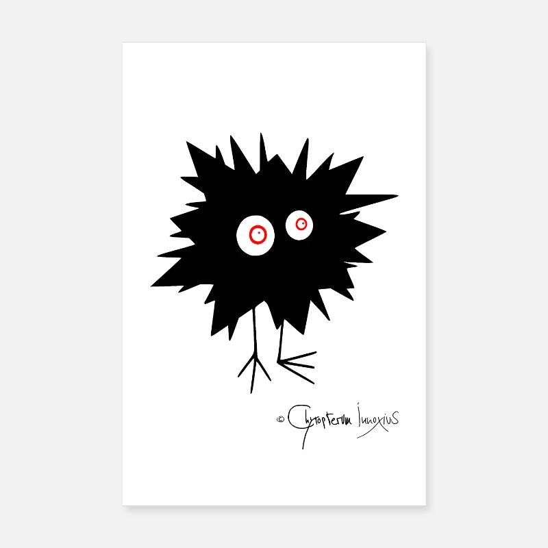 Flauschtier verblitzt © Chyropterum Innoxius Poster 20x30 cm
