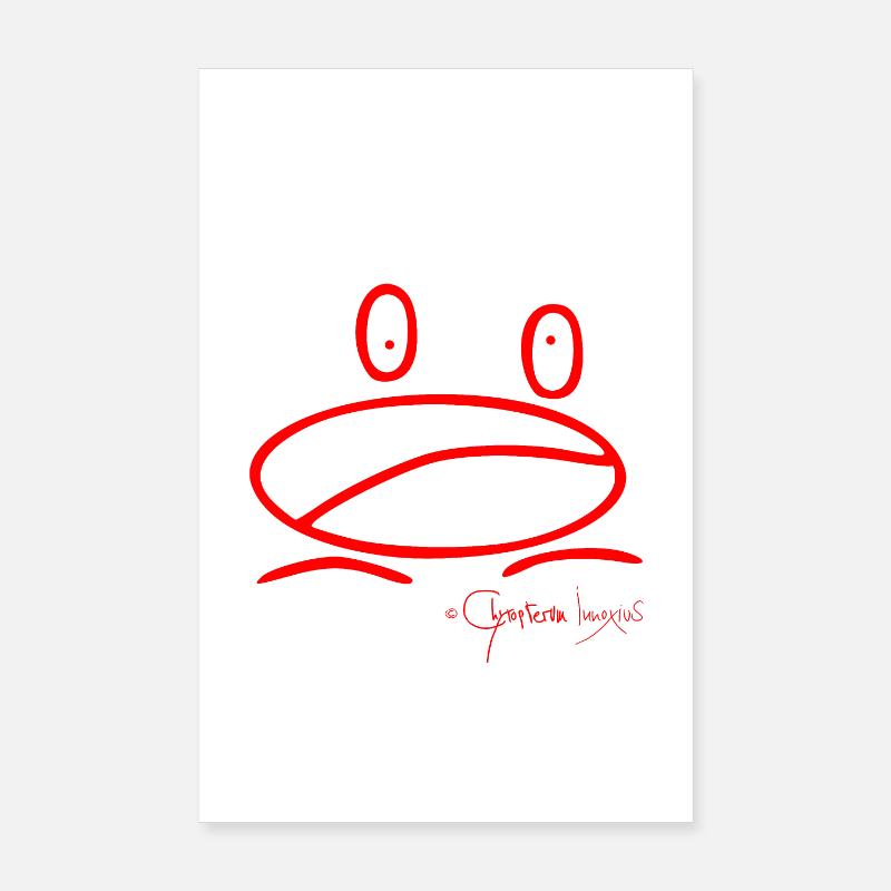 Frogmini - Ranunculus Oophagus Poster 8" x 12" (20x30 cm)