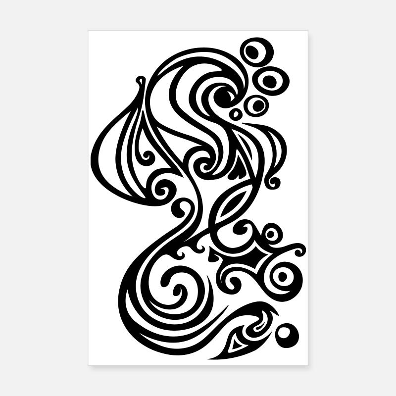 Hippocampe Poster 20 x 30 cm