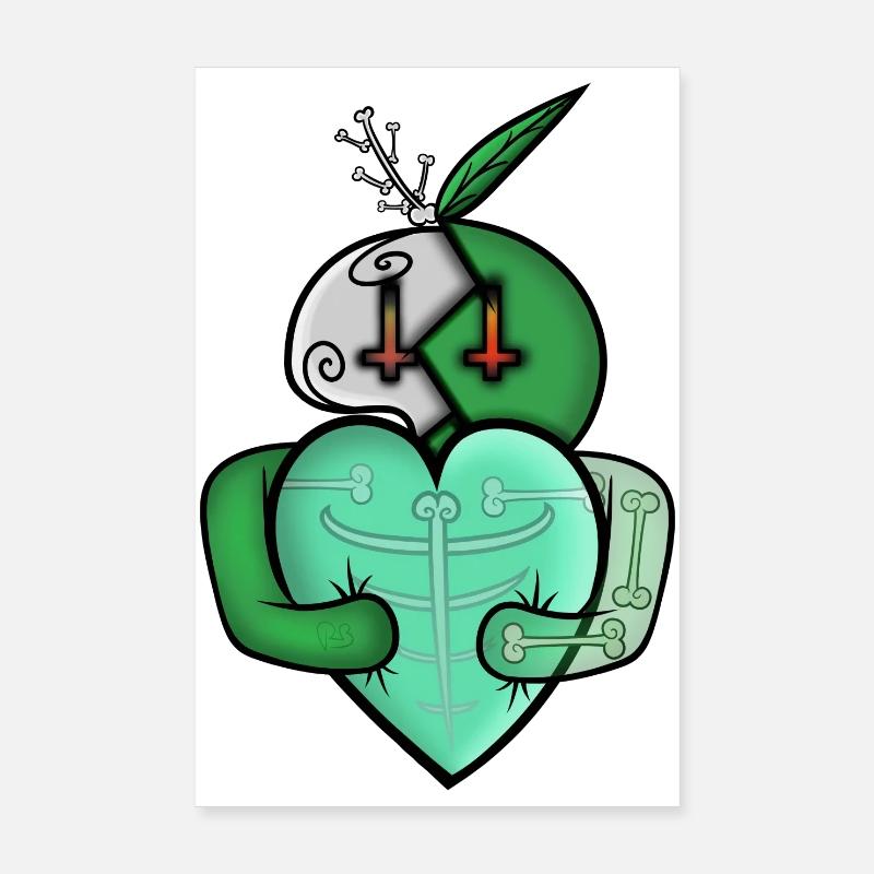 L'amour éternel d'halloween ! Poster 20 x 30 cm