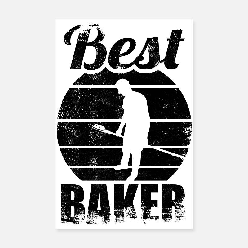 Bäcker Poster 20x30 cm