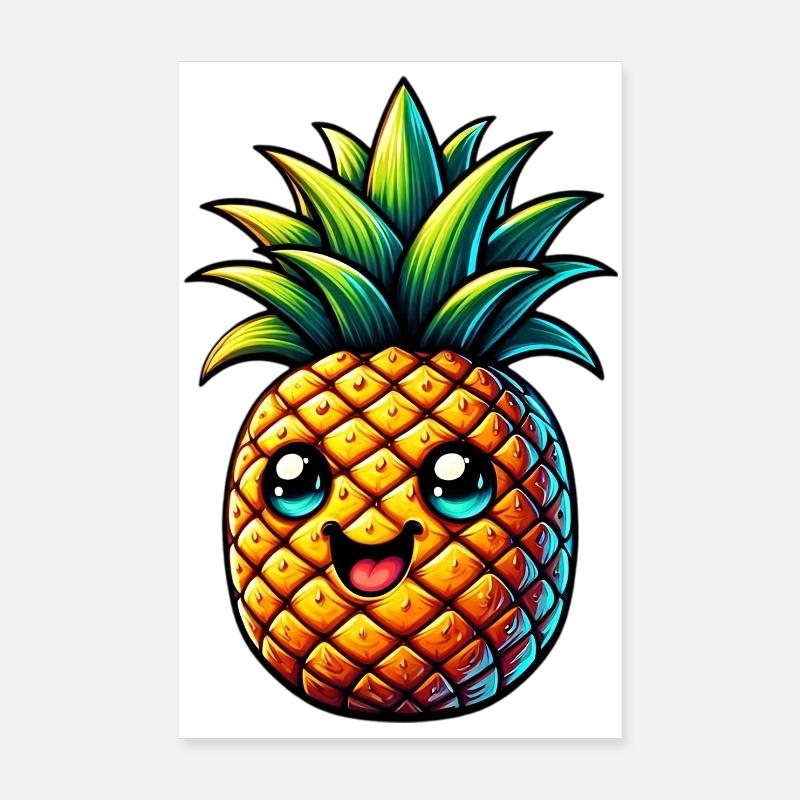 Ananas Poster 20x30 cm