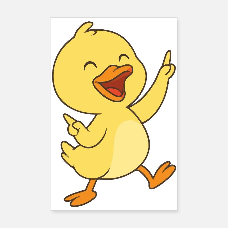 Dancing ducklings Poster 8" x 12" (20x30 cm)