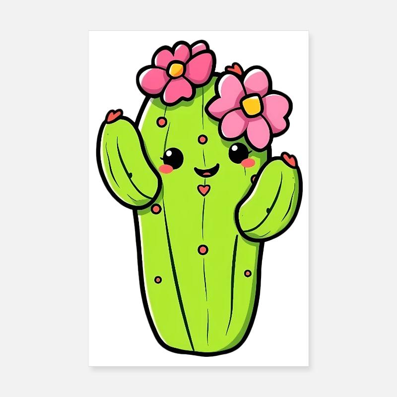 Cactus Poster 20 x 30 cm