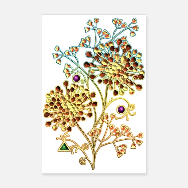 Blumen Poster 20 x 30 cm