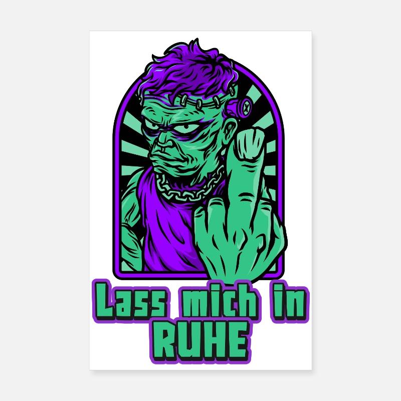 Laisse-moi tranquille, monstre Poster 20 x 30 cm