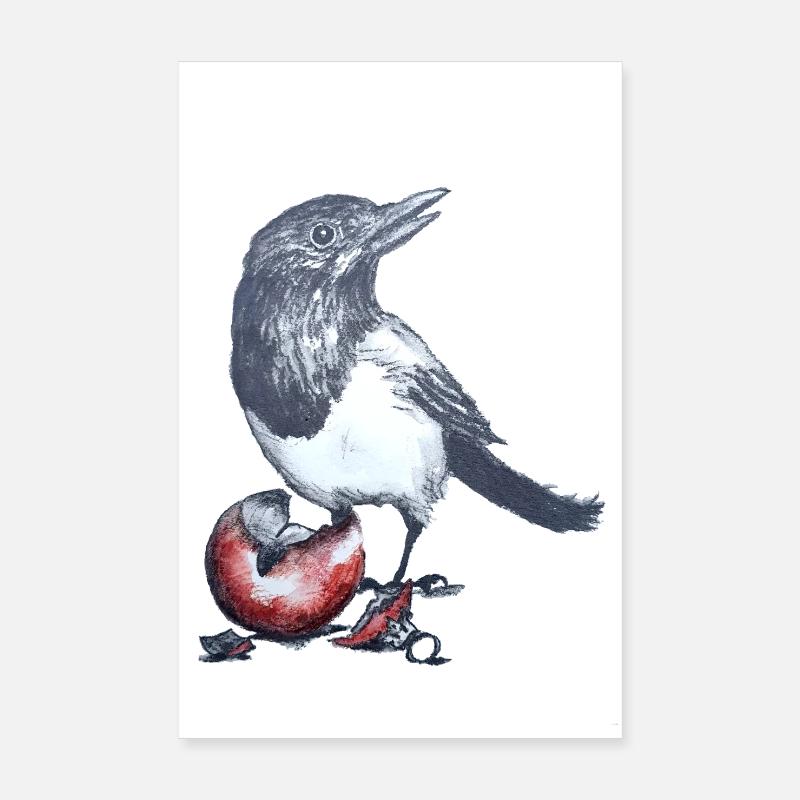Pie avec ballon de Noël Poster 20 x 30 cm