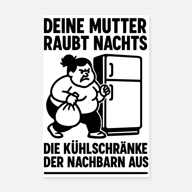 Ton frigo de blagues de mère Poster 20 x 30 cm