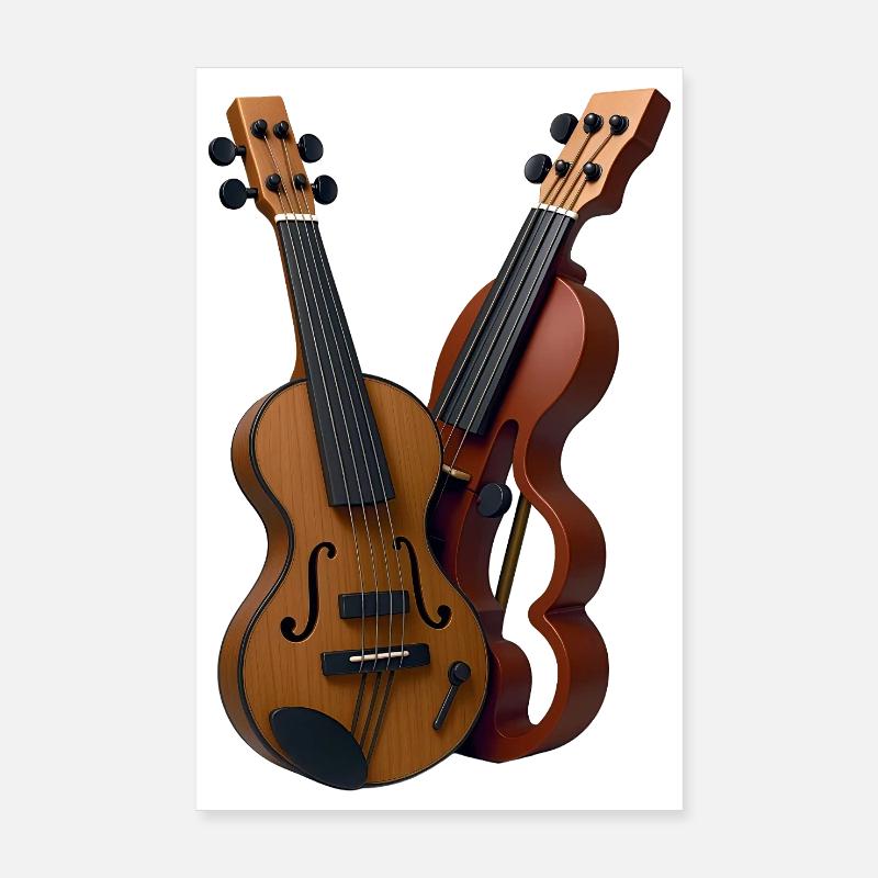 GITARRENLIEBHABER – Klang & Bild Poster 20x30 cm