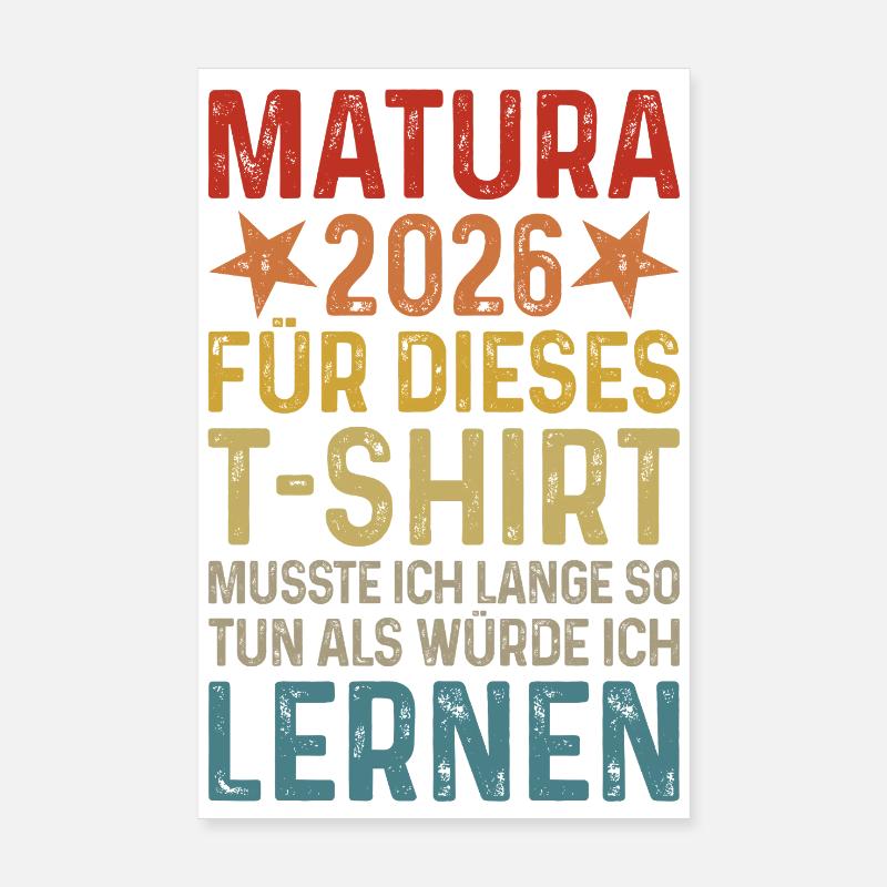 Maturité 2026 Poster 20 x 30 cm