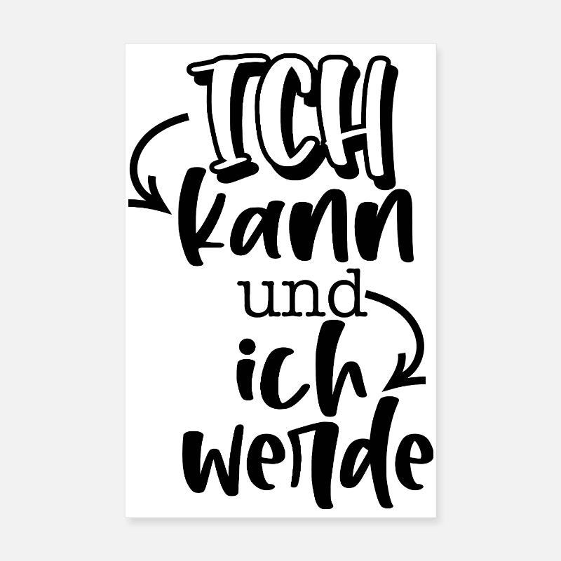 Ich kann. Poster 20x30 cm