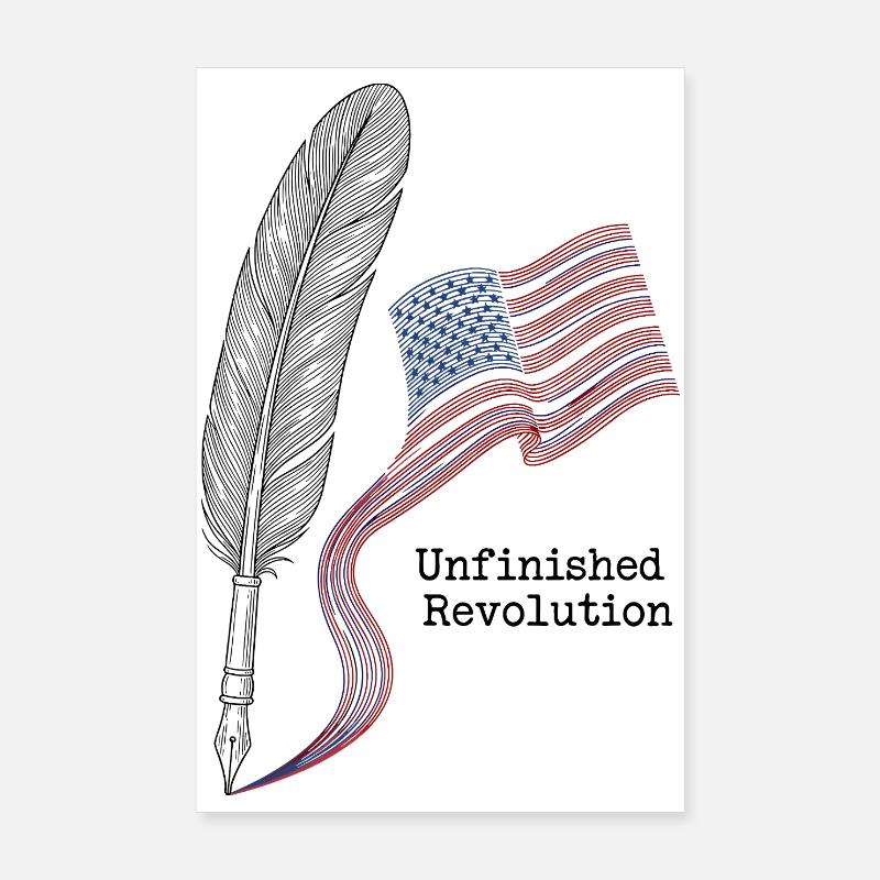 Révolution inachevée Poster 20 x 30 cm
