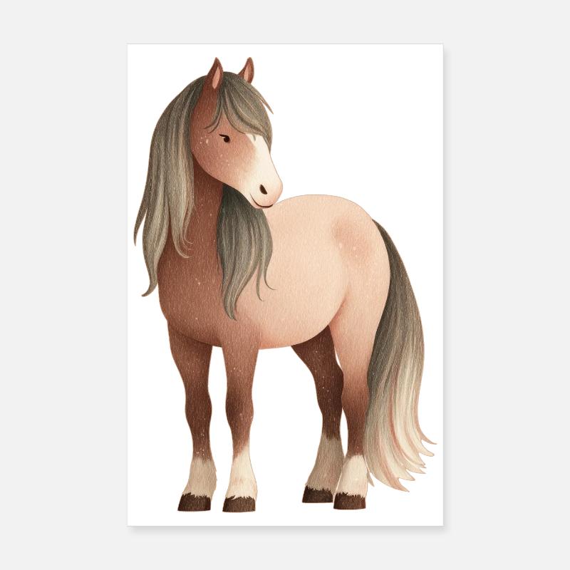 Cheval Poster 20 x 30 cm