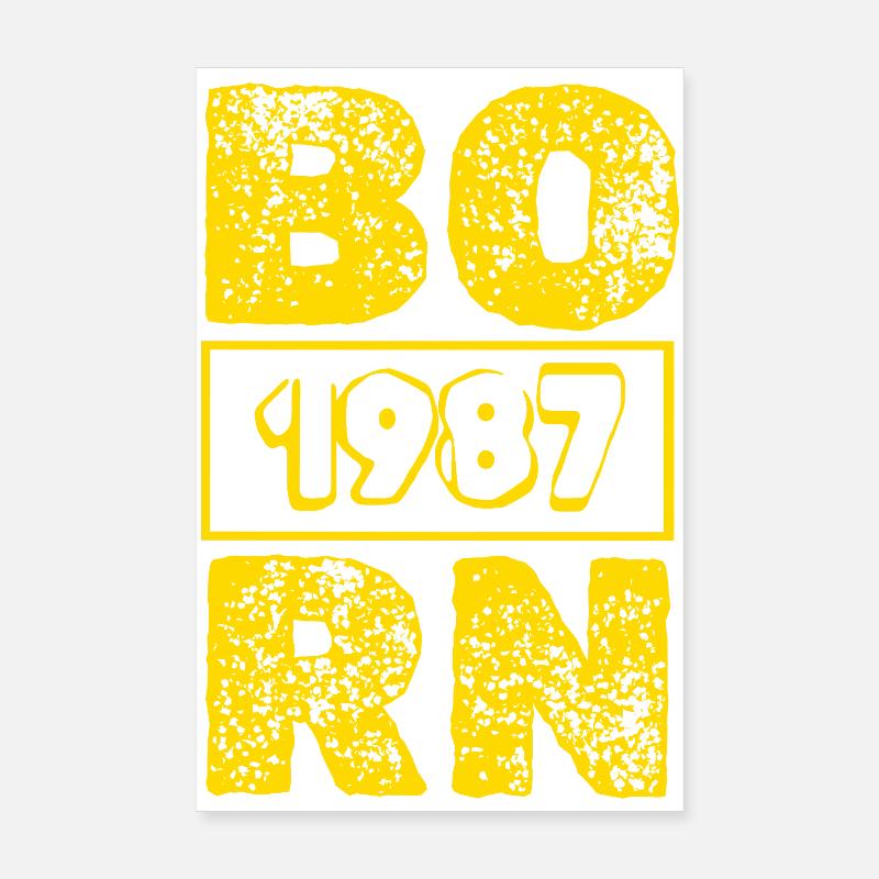 1987 Poster 20 x 30 cm