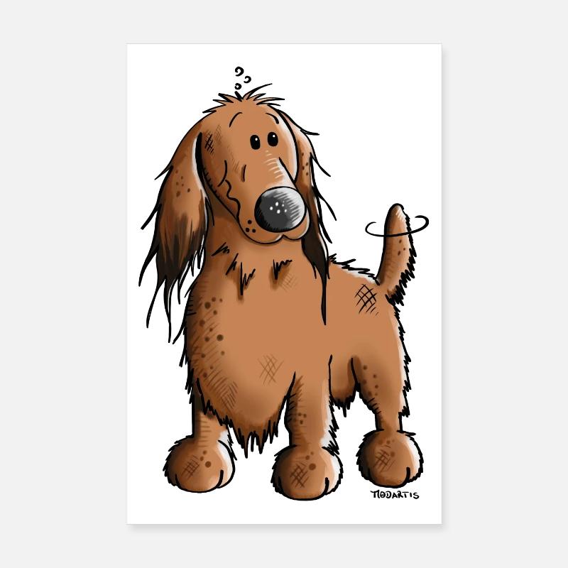 Danica der Dackel Poster 20x30 cm