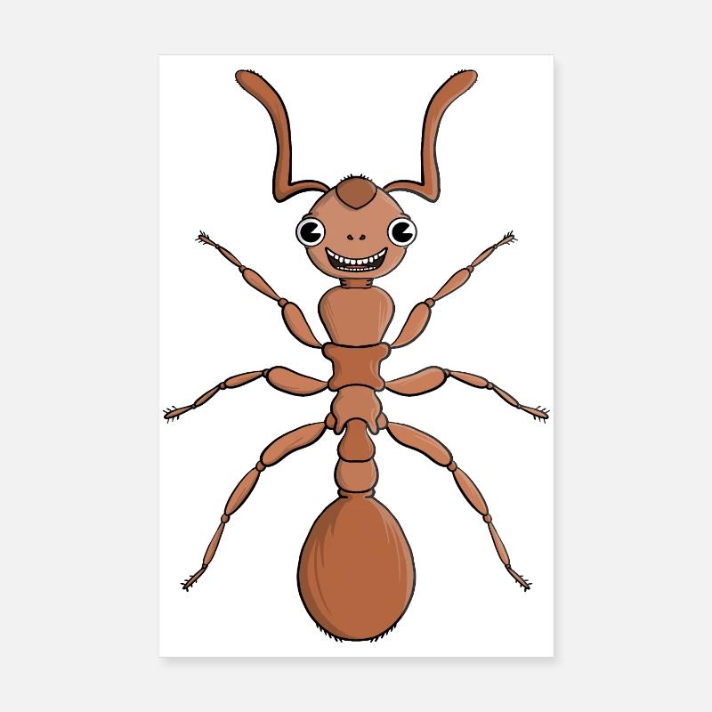 Umarme eine Ameise Poster 20x30 cm