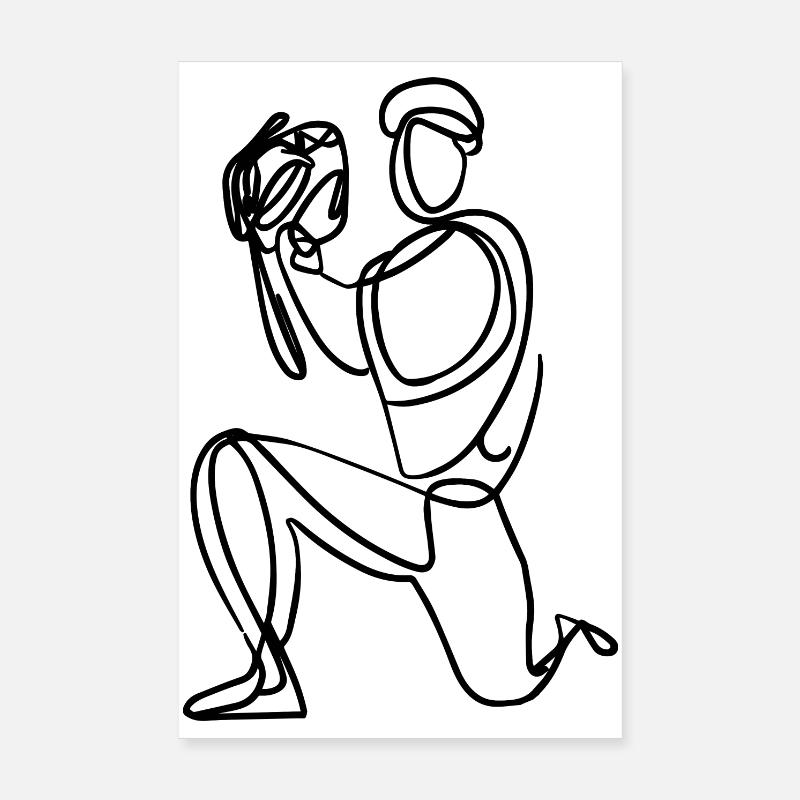 Baseball Catcher Sketch Poster 8" x 12" (20x30 cm)