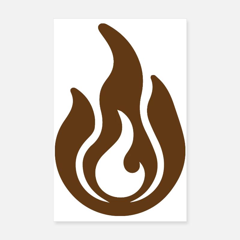 Fire & Flame Poster 8" x 12" (20x30 cm)