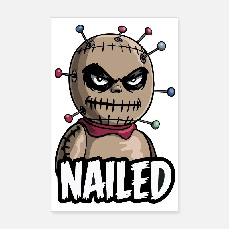 Voodoo Puppe Poster 20x30 cm