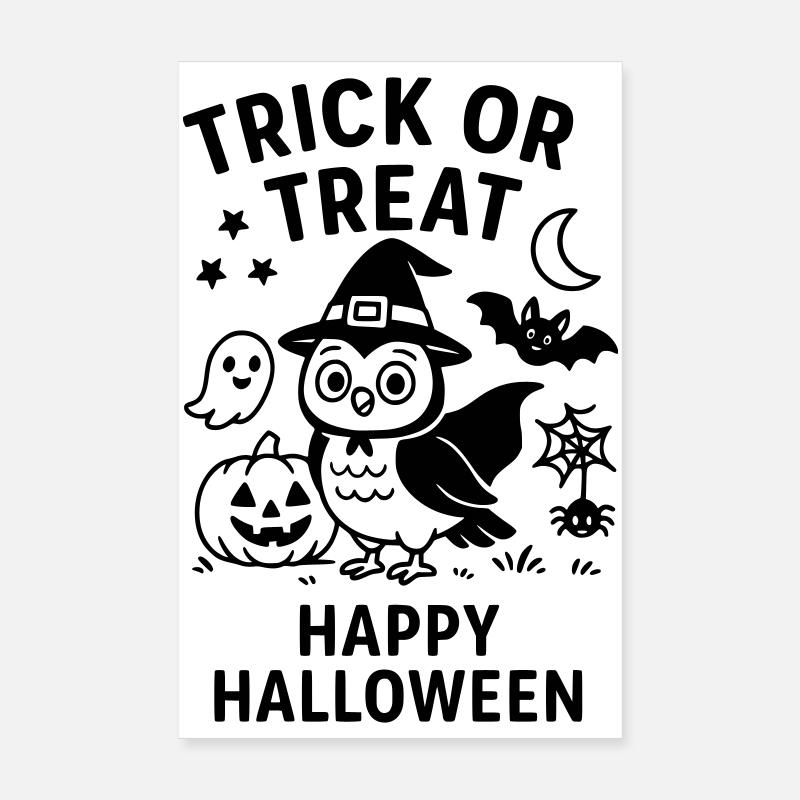 trick - Poster 8" x 12" (20x30 cm) - white