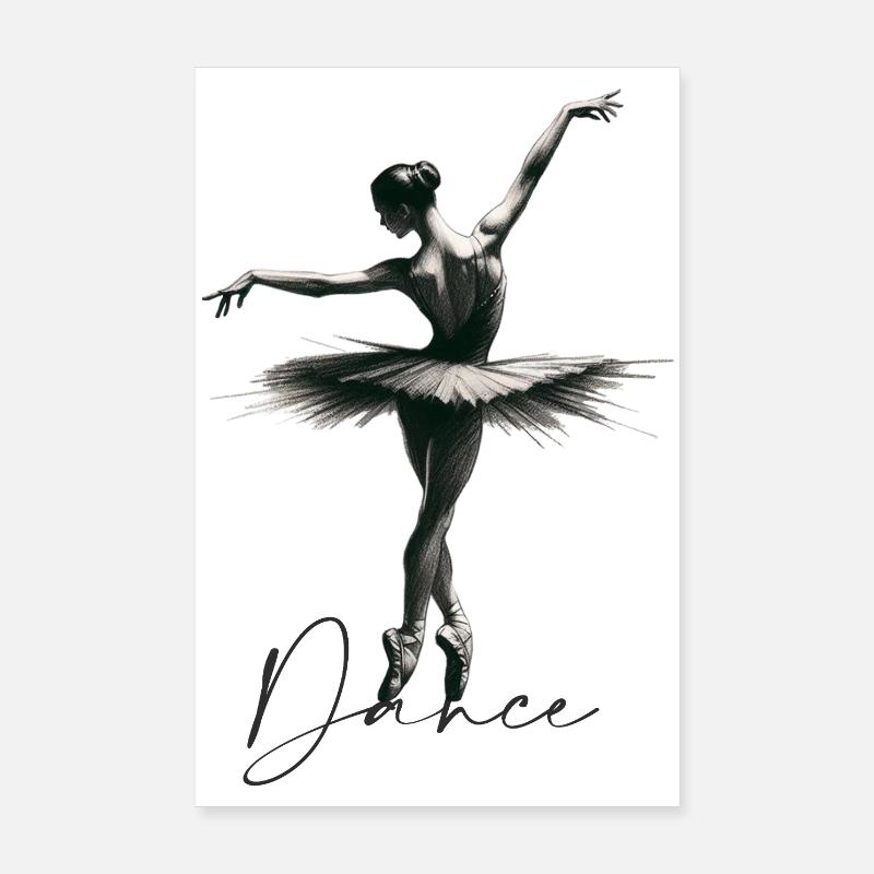Danseur Poster 20 x 30 cm