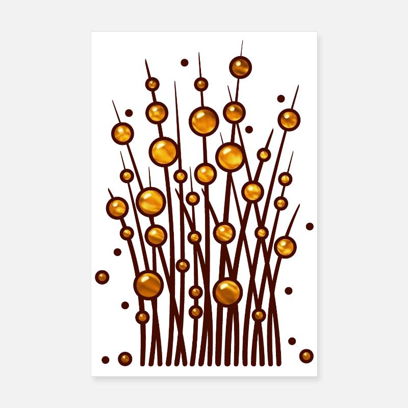 Conception de ballon doré Poster 20 x 30 cm