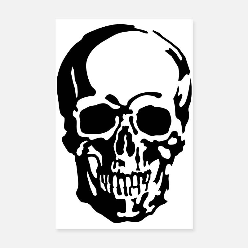 Schädel Poster 20x30 cm