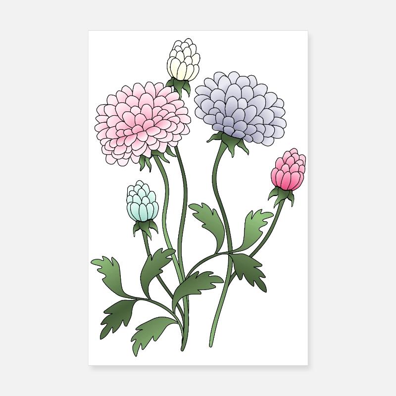 Fleur Poster 20 x 30 cm