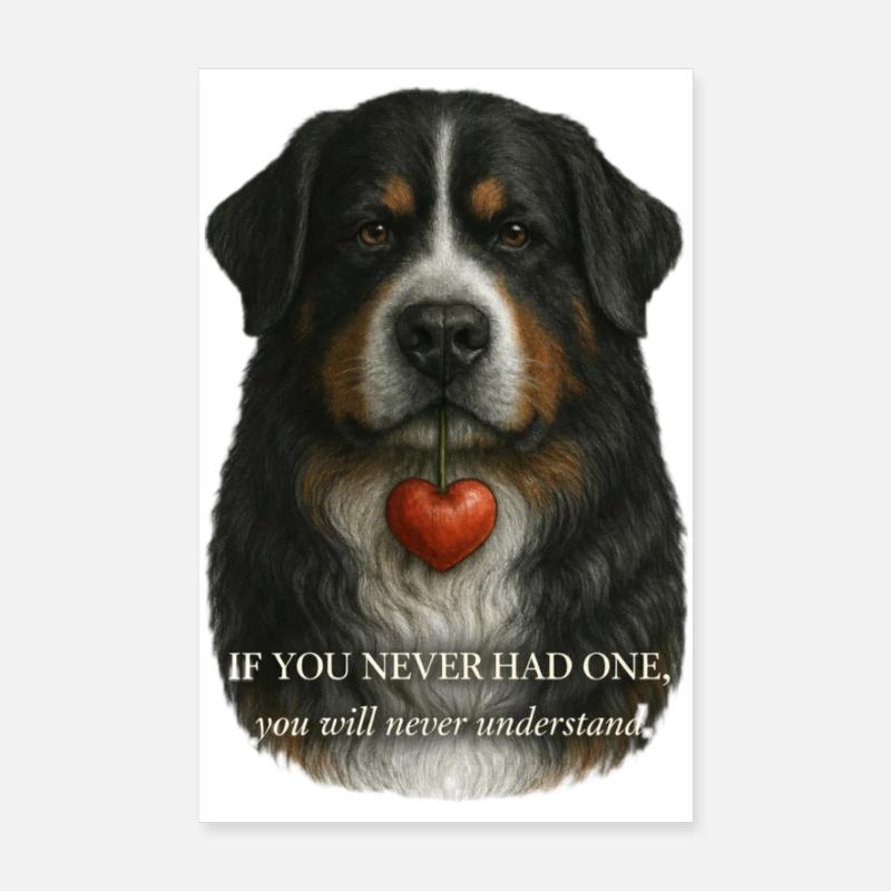 Bouvier bernois Poster 20 x 30 cm