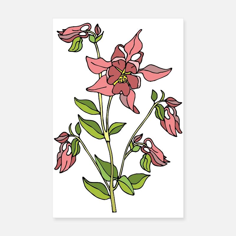 Fleur Poster 20 x 30 cm
